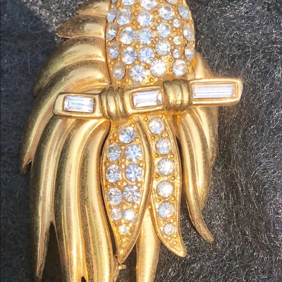 Vintage Bird of Paradise Peacock Pin, Monet. - Picture 3 of 5